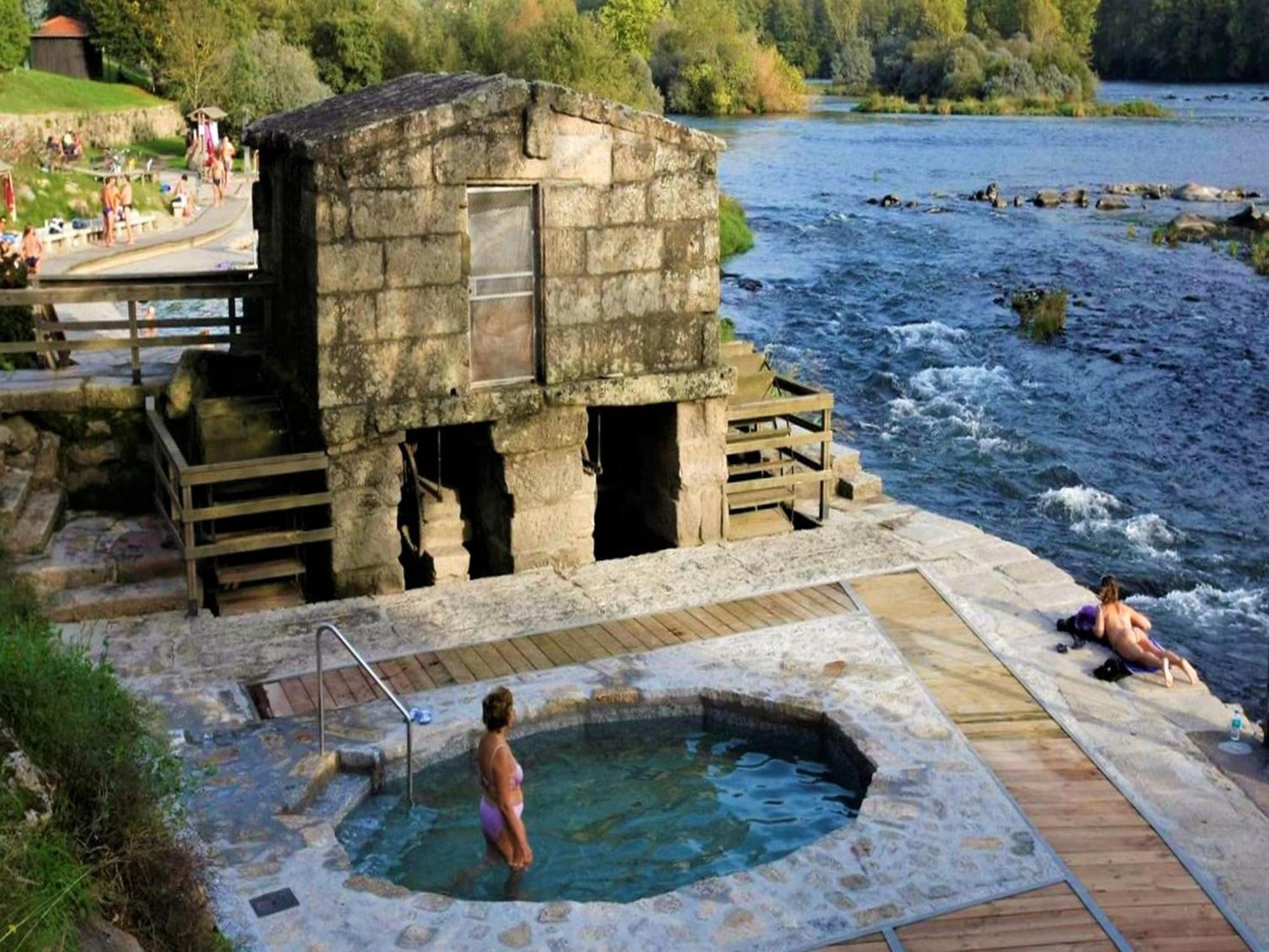 Charming Apartment In Ourense Overlooking The City Eksteriør bilde